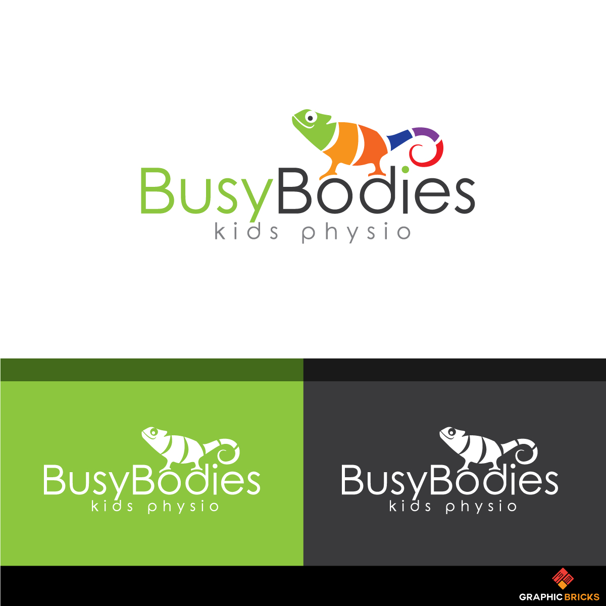 Logo Design by Graphic Bricks for Busy Bodies Kids Physio | Design: #17360635