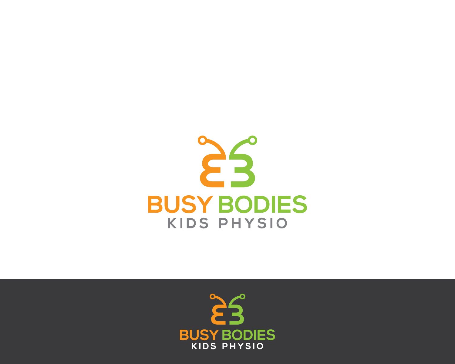 Logo Design by MAWBM for Busy Bodies Kids Physio | Design #17315423
