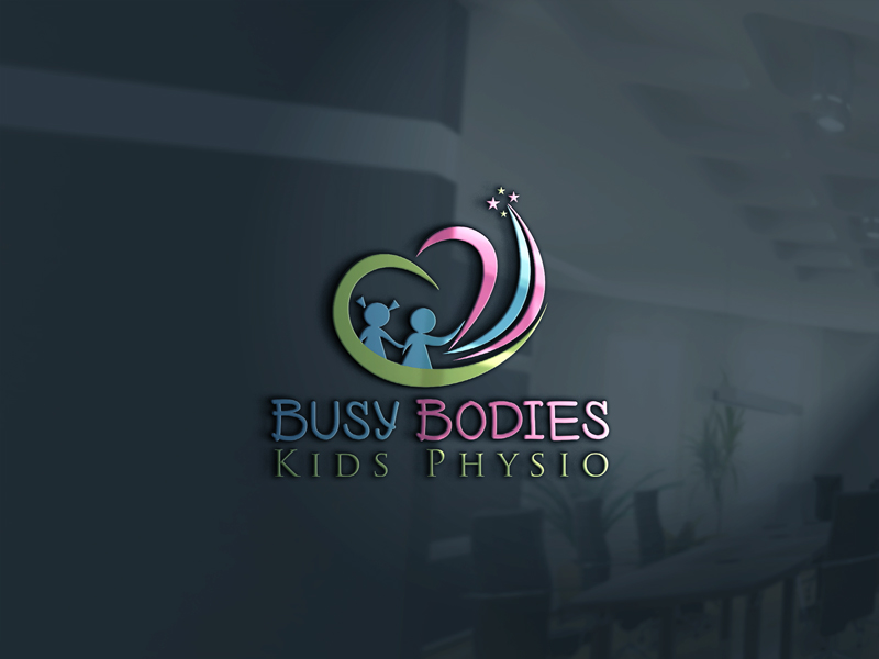 Logo Design by rocklee for Busy Bodies Kids Physio | Design #17309710
