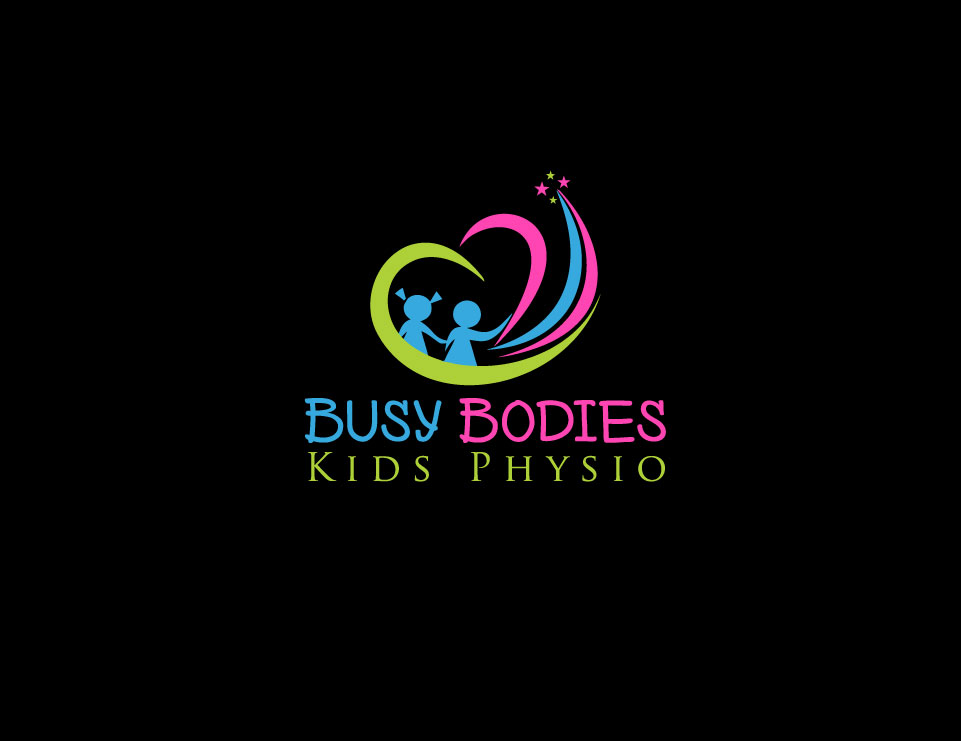 Logo Design by rocklee for Busy Bodies Kids Physio | Design #17309713