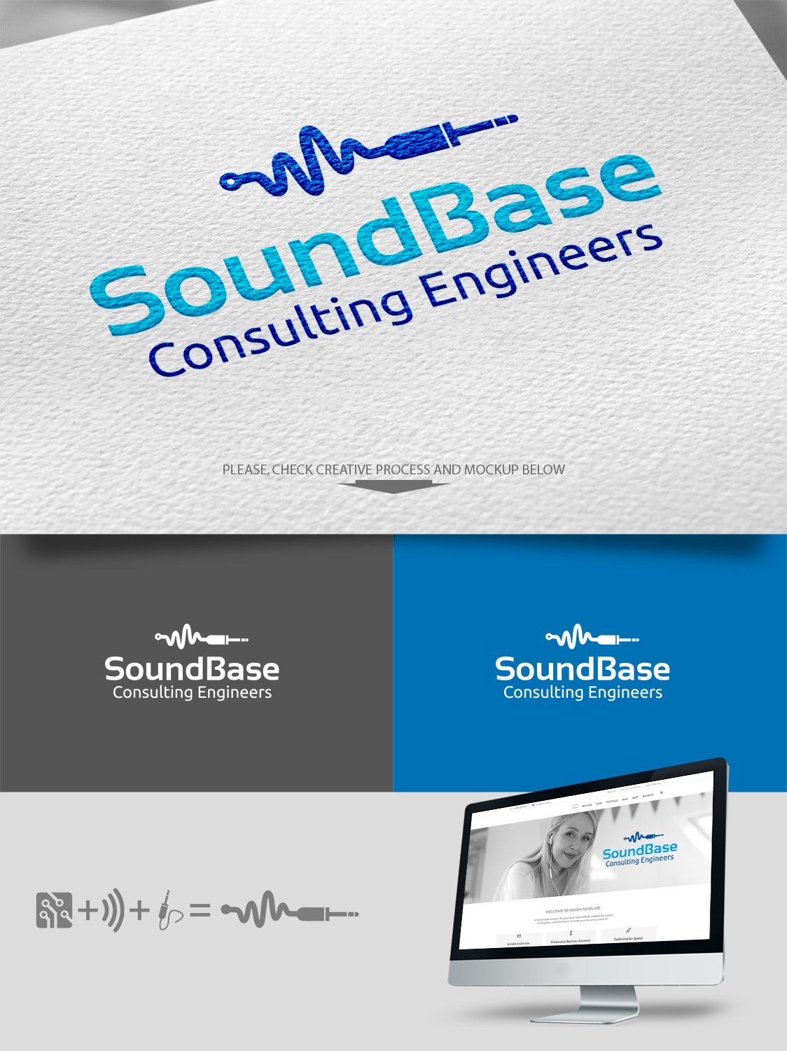 Logo Design by rafaeldsgn for SoundBASE Consulting Engineers | Design #17302445