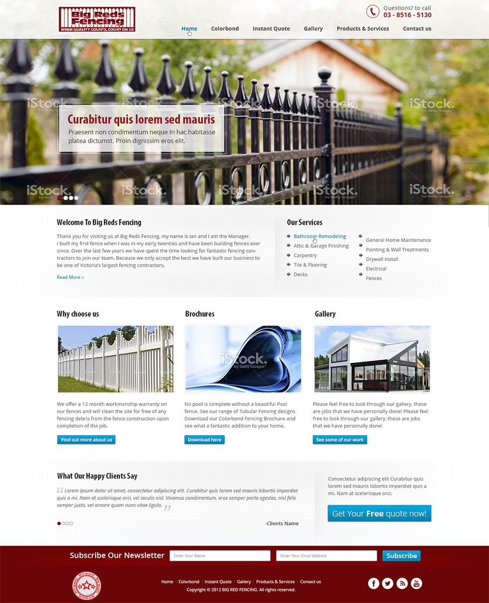 Wordpress Design by Mayank Patel for this project | Design #2755443