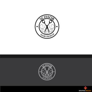 Scissor hair design  | Logo Design by Graphic Bricks
