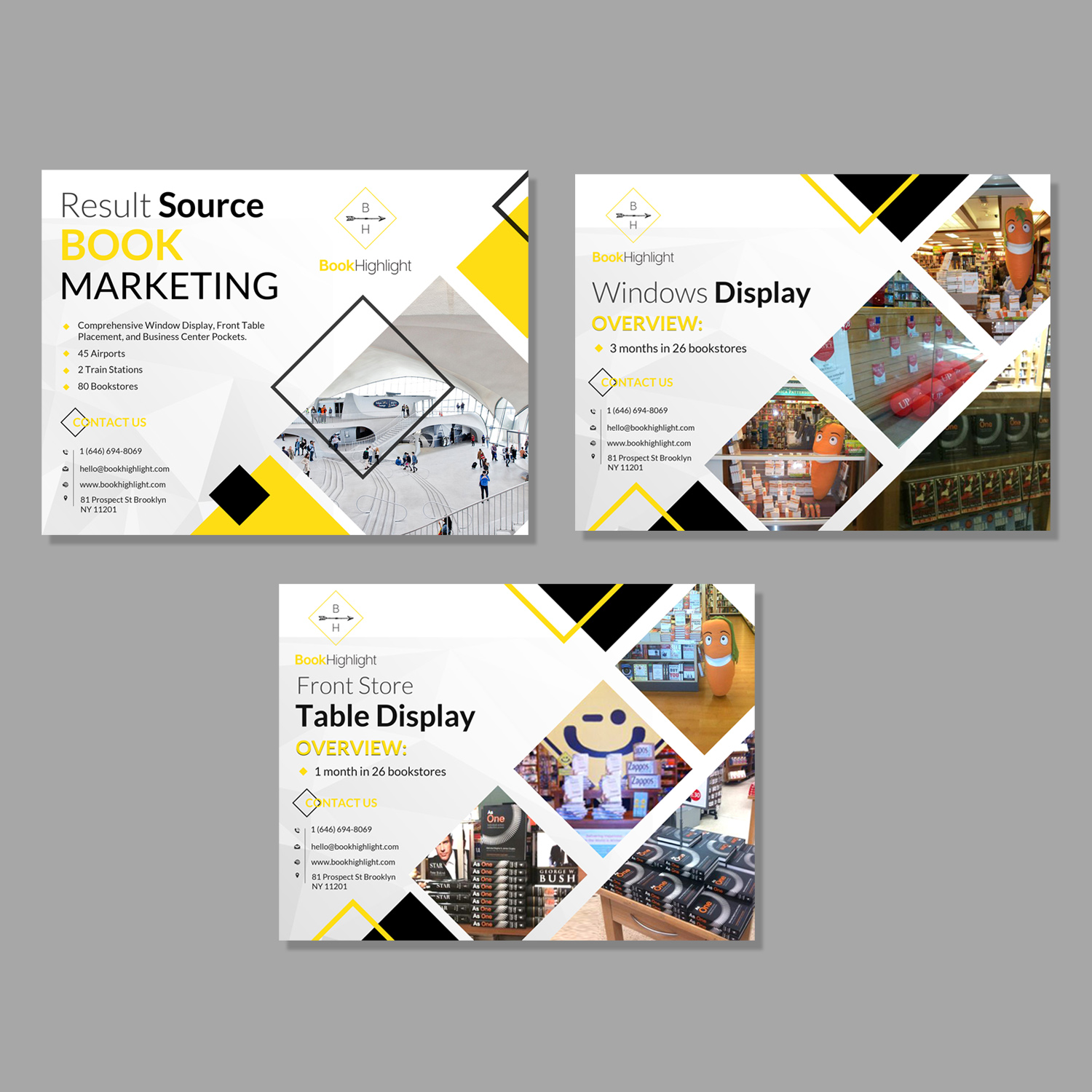 Flyer Design by creative.bugs for BookHighlight | Design #17313976