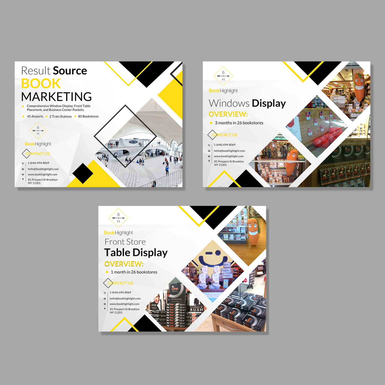 Flyer Design by creative.bugs for BookHighlight | Design #17313978