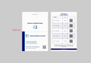 Business Card Design by INDIAN_Ashok for Kieferorthopädie Limmattal GmbH | Design: #17396892