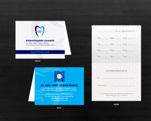 Business Card Design by chandrayaan.creative for Kieferorthopädie Limmattal GmbH | Design: #17335303