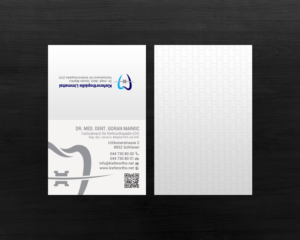 Business Card Design by chandrayaan.creative for Kieferorthopädie Limmattal GmbH | Design: #17498521