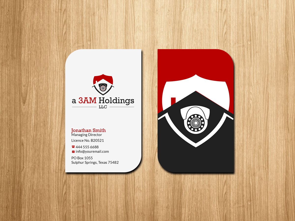 Visitenkarten-Design von Creations Box 2015 für 3am Holdings, LLC | Design #17328705