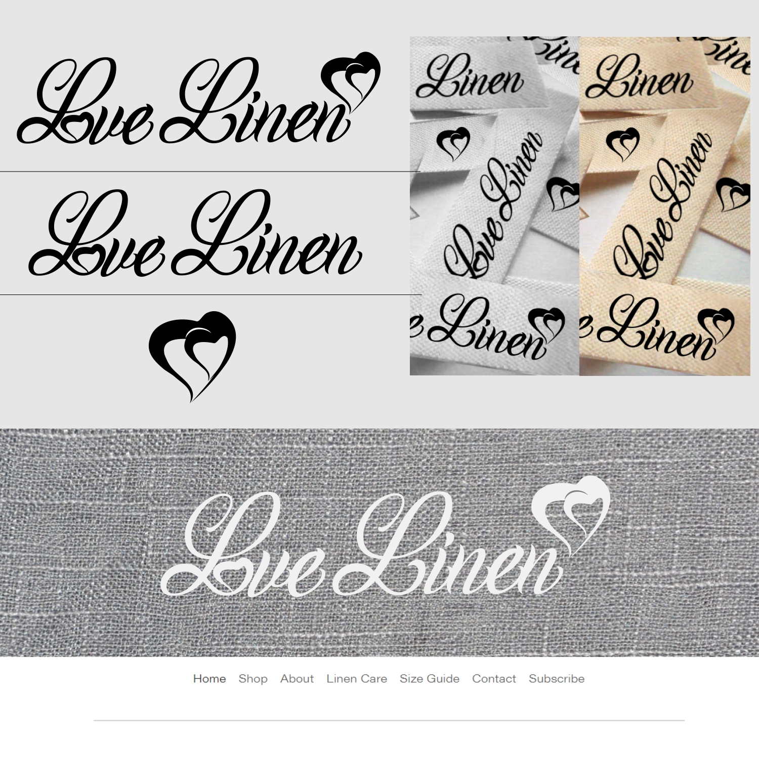 Logo Design by Soula Vetter for Love Linen | Design #17316725