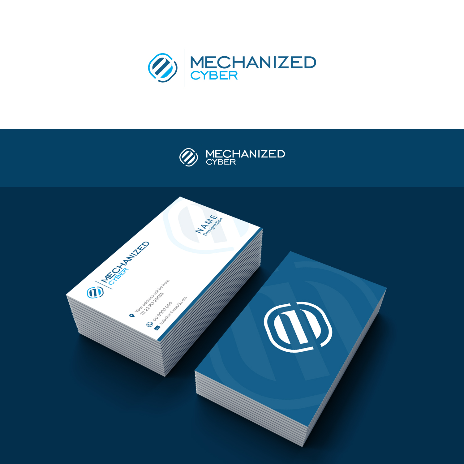 Logo Design by Maxo-Biz for Mechanized Cyber | Design #17323780