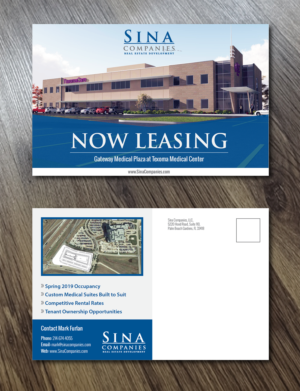 Medical Building Now Leasing Postcard | Postcard Design by Alexandar