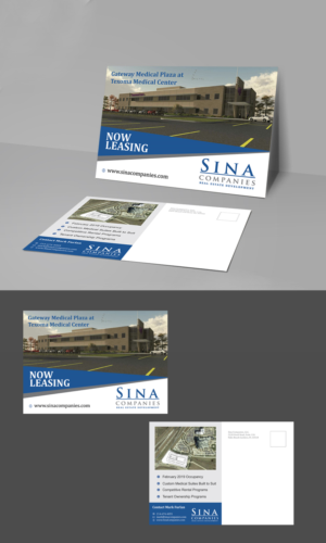 Medical Building Now Leasing Postcard | Postcard Design by ecorokerz