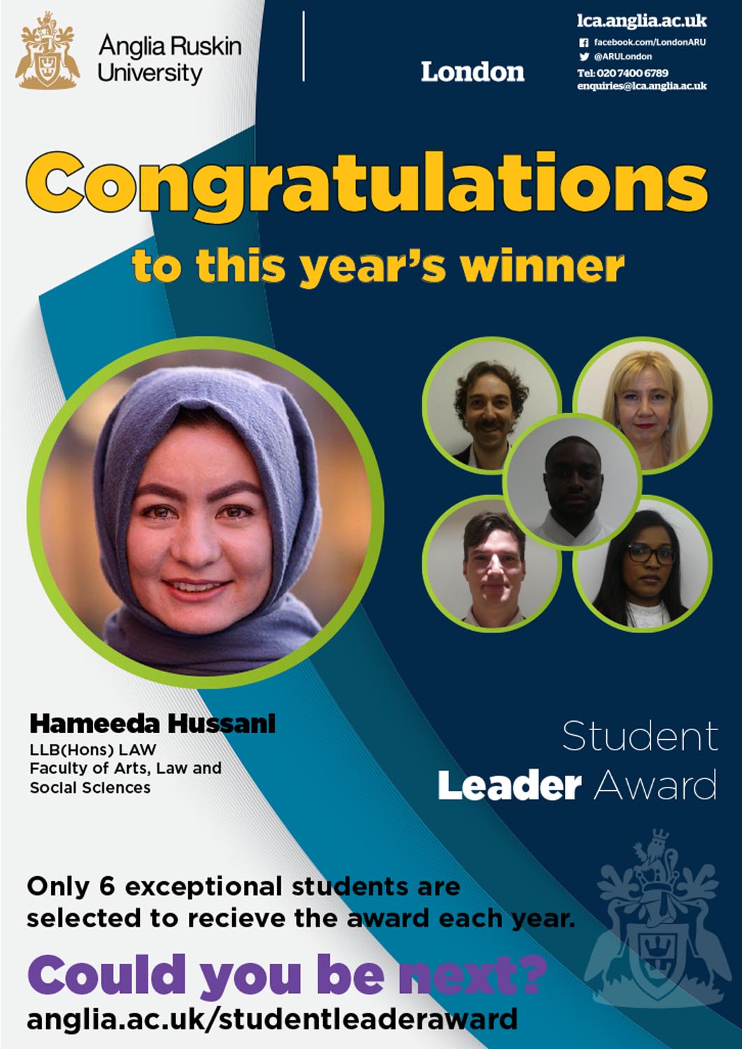 Flyer Design by jack7 for Anglia Ruskin University London | Design #18642500