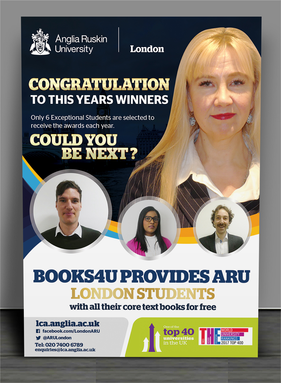 Flyer Design by SAI DESIGNS for Anglia Ruskin University London | Design #18649678