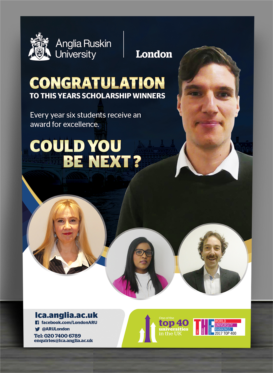 Flyer Design by SAI DESIGNS for Anglia Ruskin University London | Design #18888481