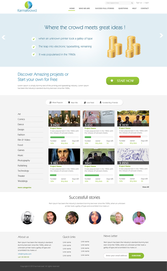 Web Design by designerkochi for this project | Design #2735334