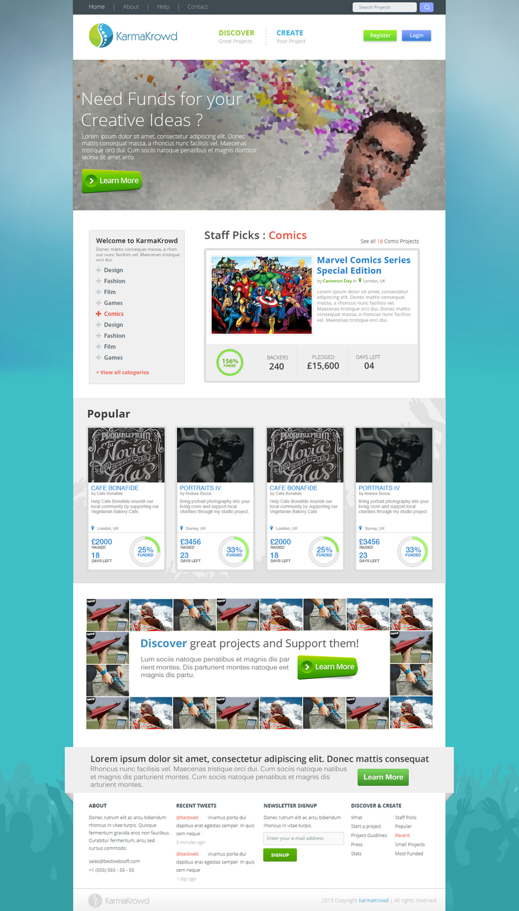Web Design by Creative James for this project | Design #2748545