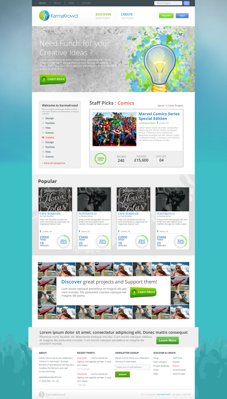 Diseño Web por Creative James para este proyecto | Diseño #2756321