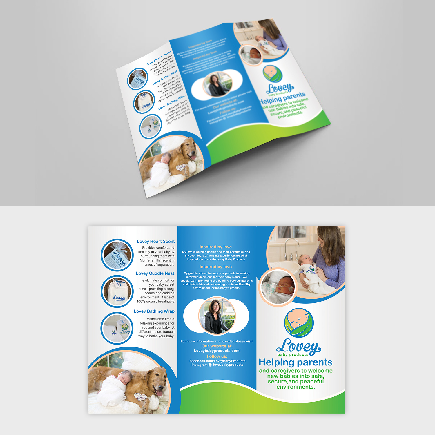 Diseño de Flyer por TuktukiShree para Lovey baby products | Diseño #17332125