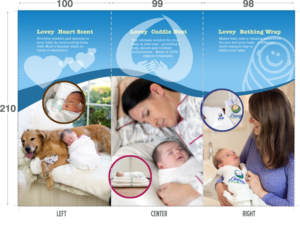 New baby product company needs product trifold | Diseño de Flyer por Javelin Studio