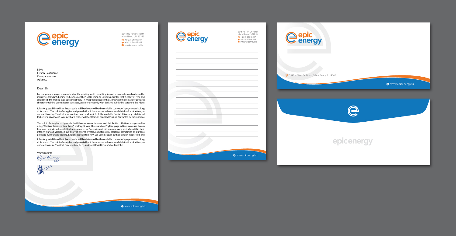 Diseño de Papelería por kreativedhir para Epic Home Inc. | Diseño #17423697