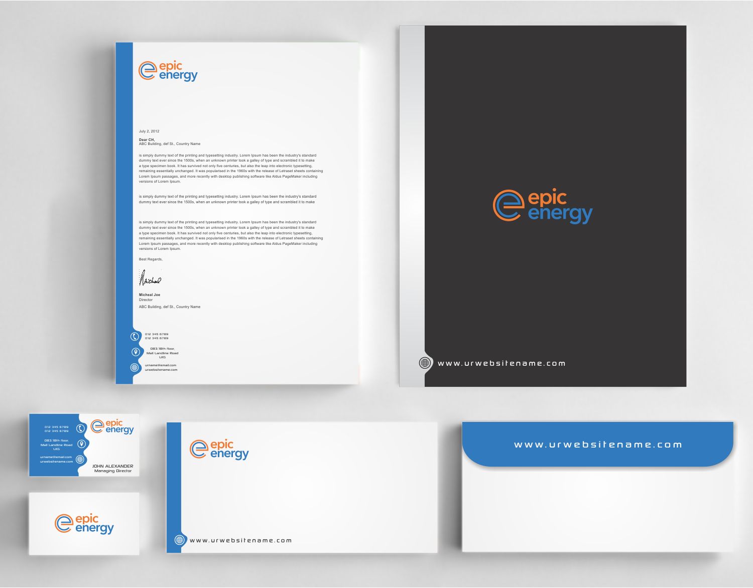 Stationery Design by AwsomeD for Epic Home Inc. | Design #17322435