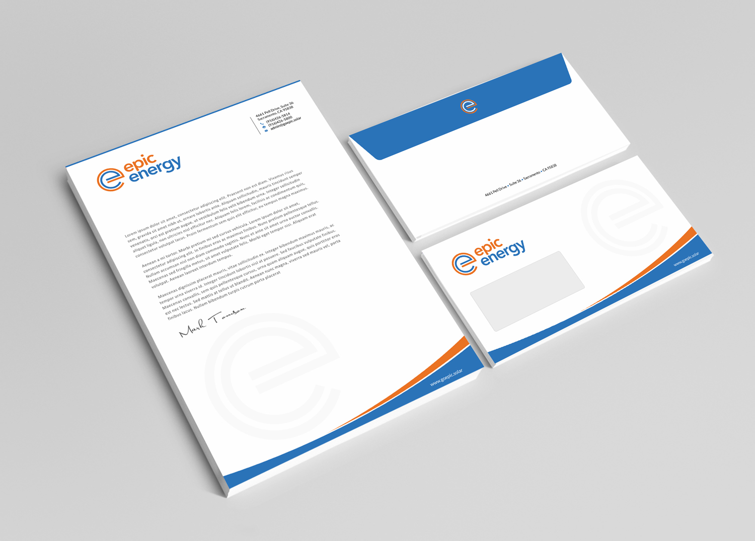 Stationery Design by SKYdesign for Epic Home Inc. | Design #17365804
