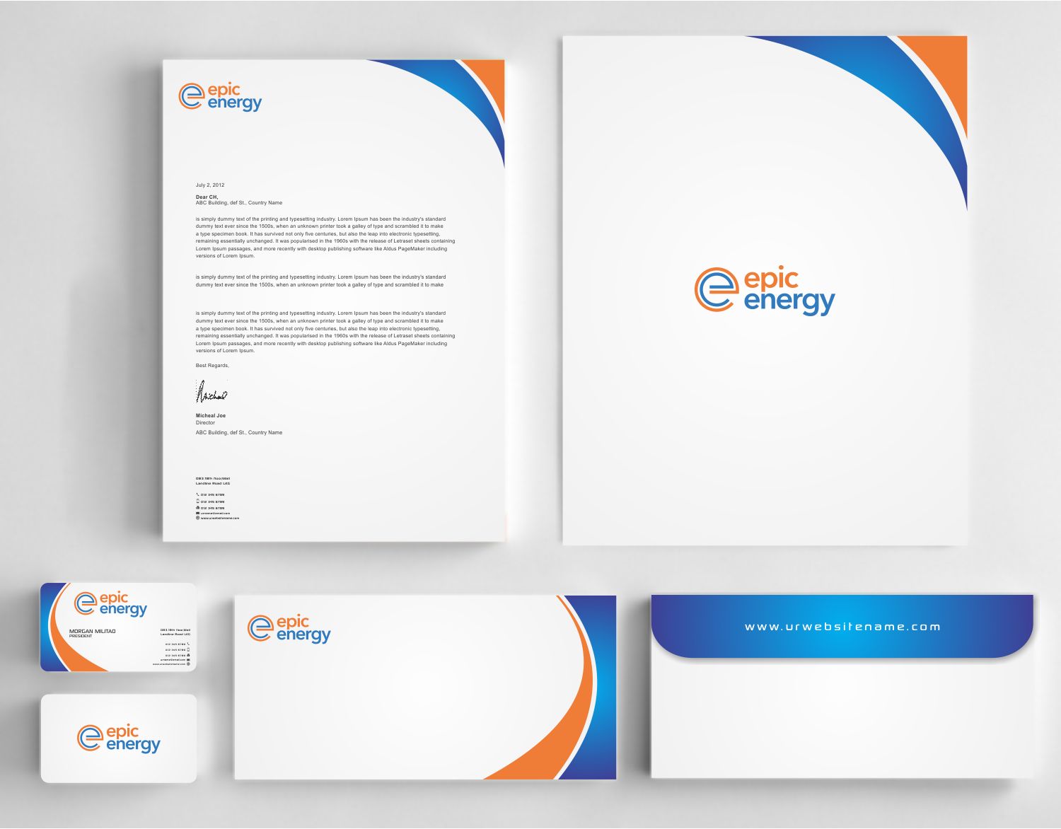 Stationery Design by szabist for Epic Home Inc. | Design #17322530