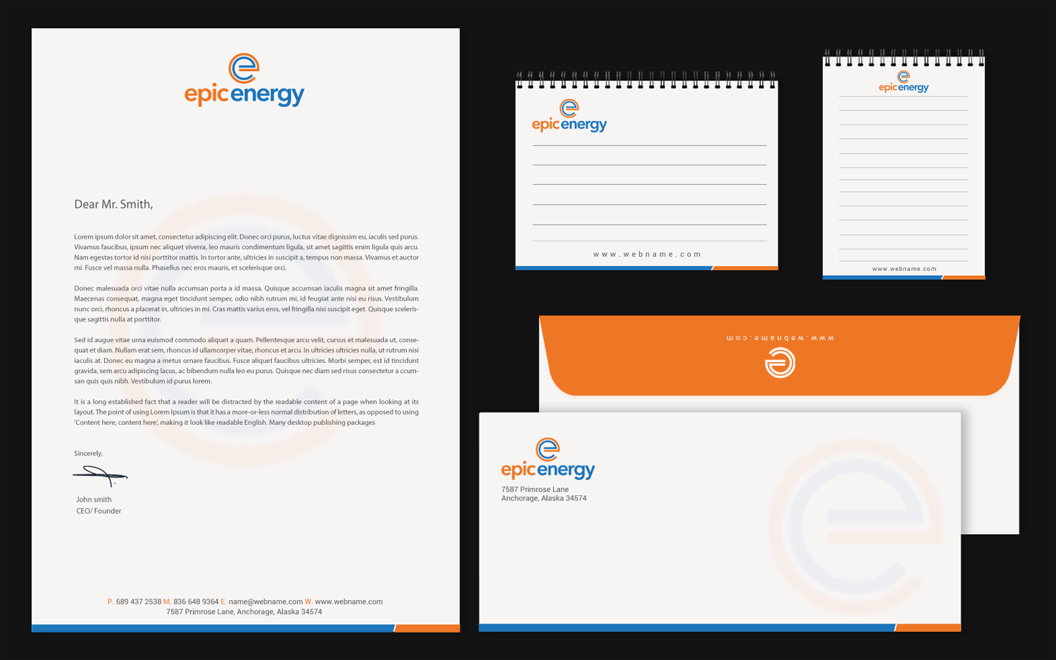 Stationery Design by chandrayaan.creative for Epic Home Inc. | Design #17340930