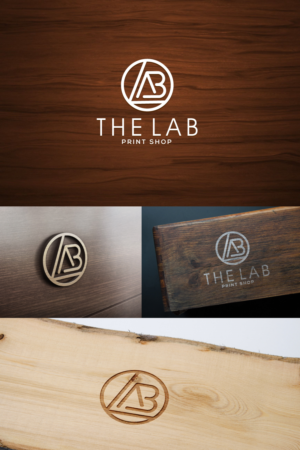 The LAB Print Shop  | Diseño de Logo por ecorokerz