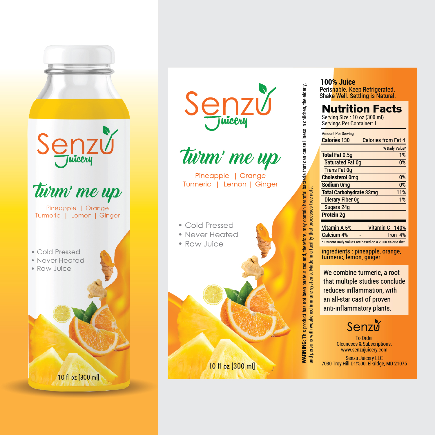 Etikett-Design von Maxo-Biz für Senzu Juicery | Design #17326295