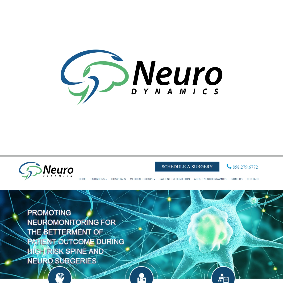 Logo Design by e-graphics for Neurodynamics, Inc. | Design #17334805