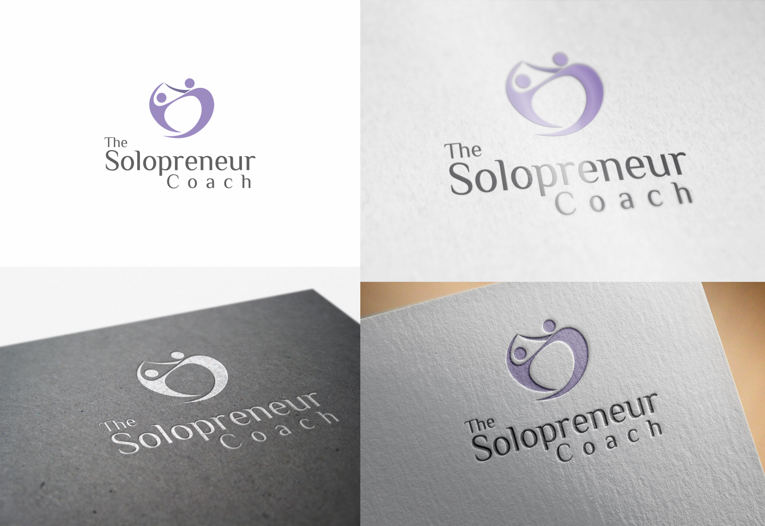 Elegant, Upmarket, Life Coaching Logo Design for The Solopreneur Coach ...