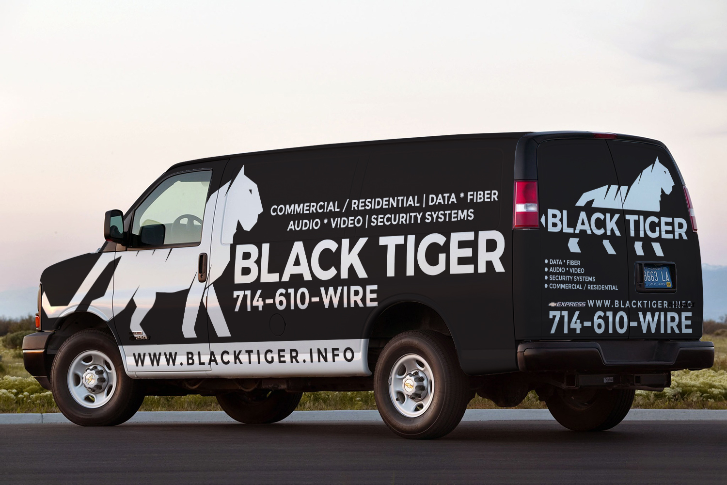 Car Wrap Design by Priyo Subarkah for Black Tiger | Design #17332251