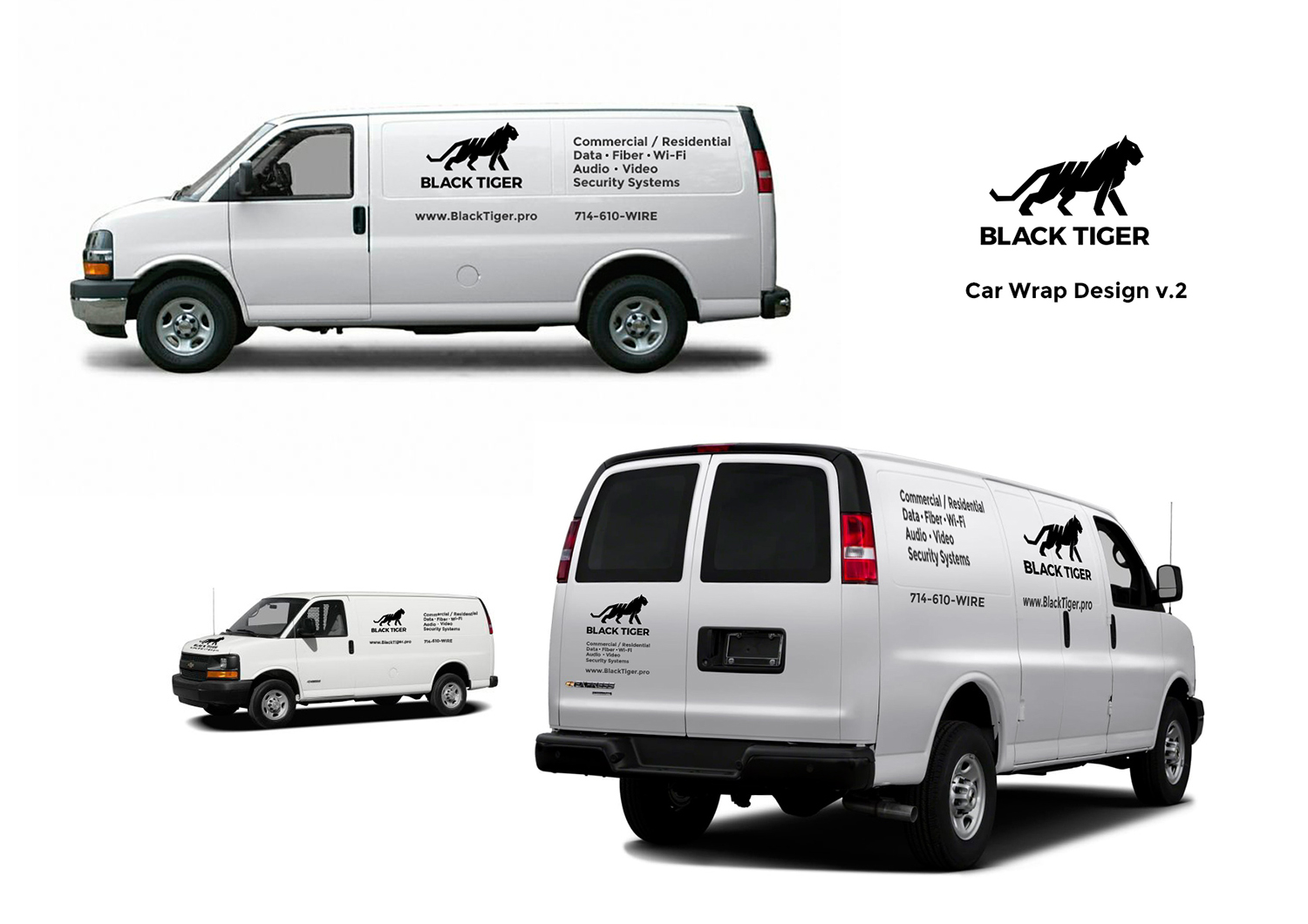 Car Wrap-Design von DeVersion für Black Tiger | Design #17364724