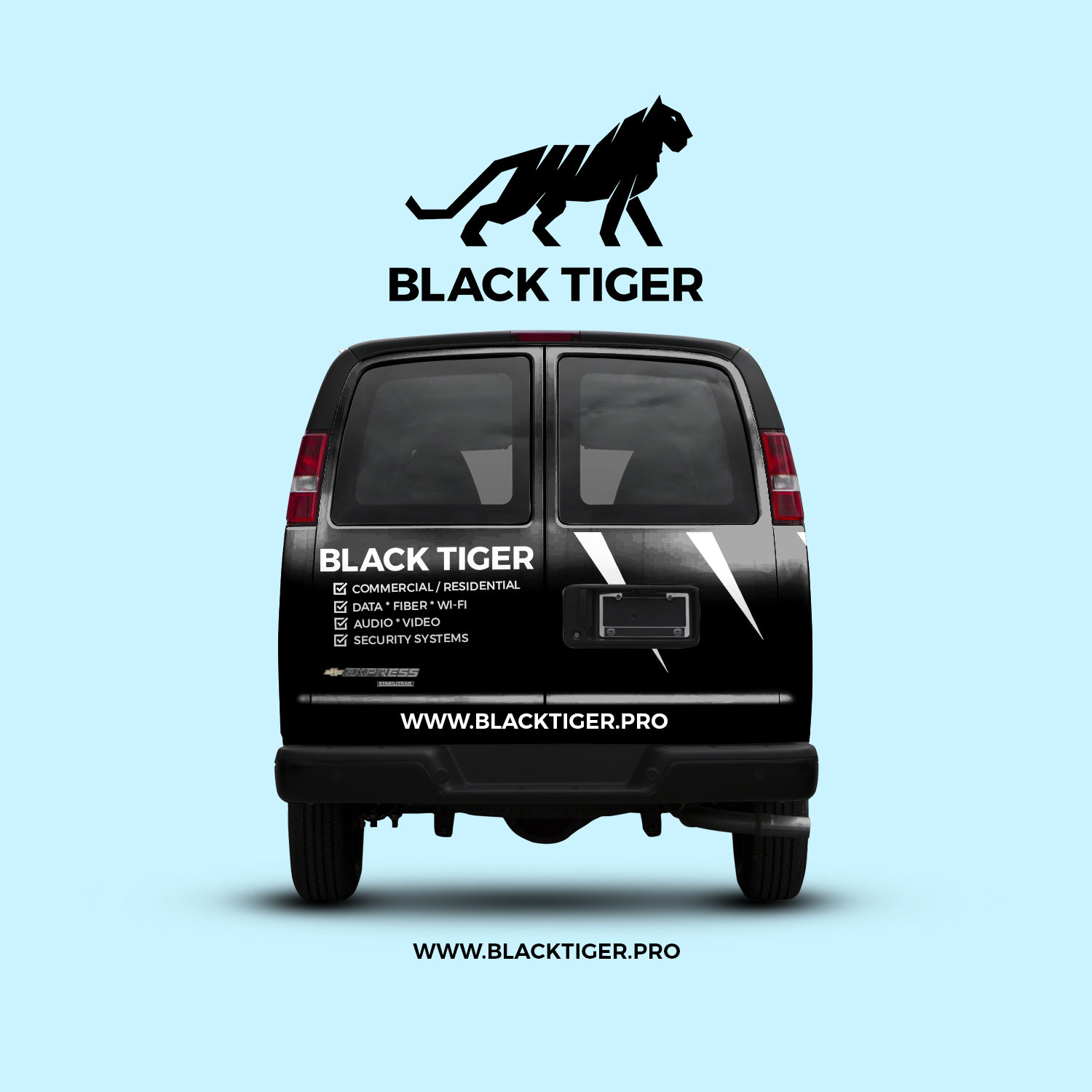 Car Wrap Design by worka for Black Tiger | Design #17373926