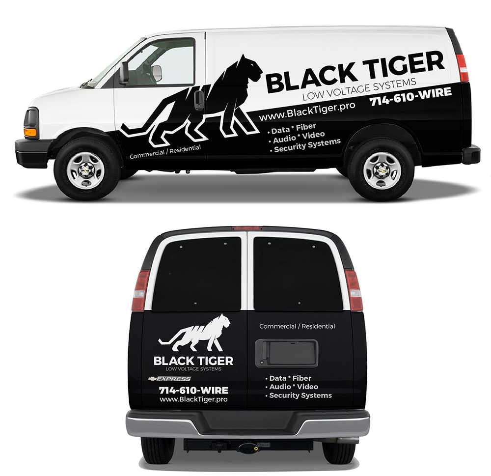 Car Wrap Design by Adi Saos for Black Tiger | Design #17357099