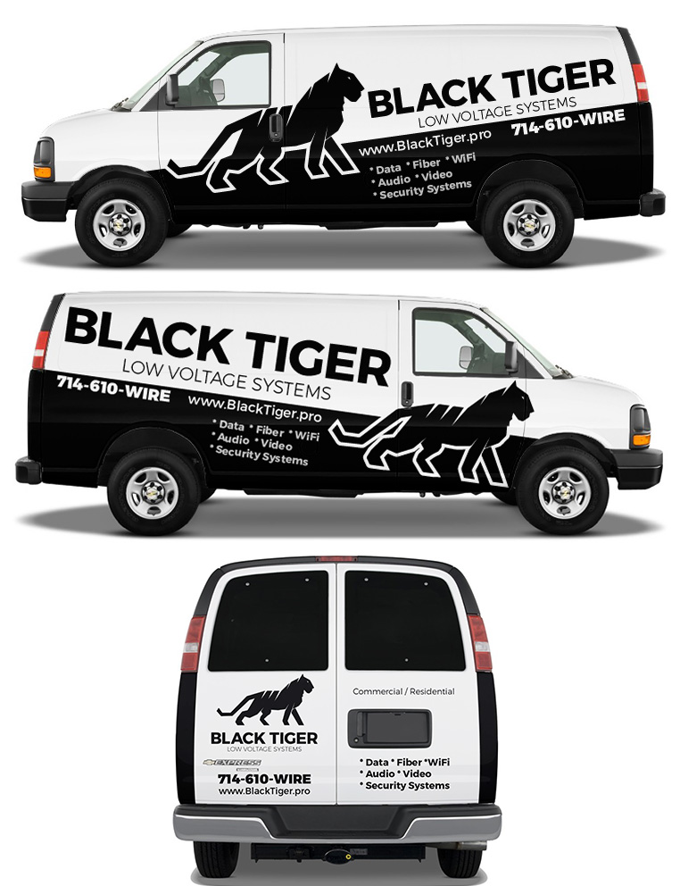 Car Wrap Design by Adi Saos for Black Tiger | Design #17369007