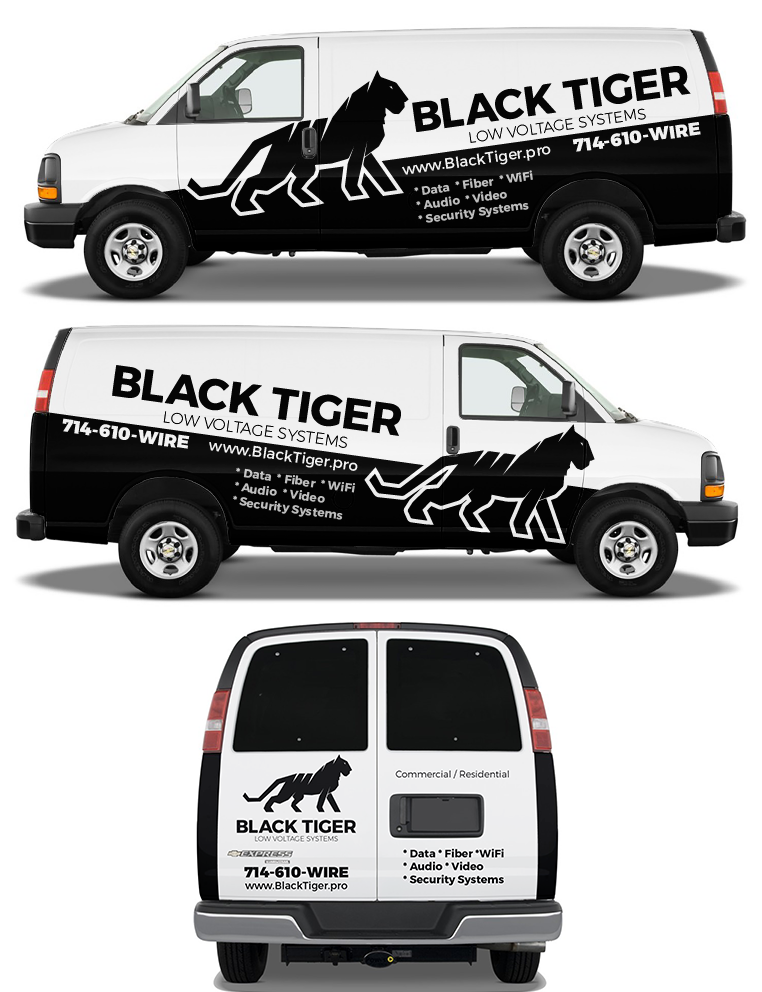 Car Wrap Design by Adi Saos for Black Tiger | Design #17369015