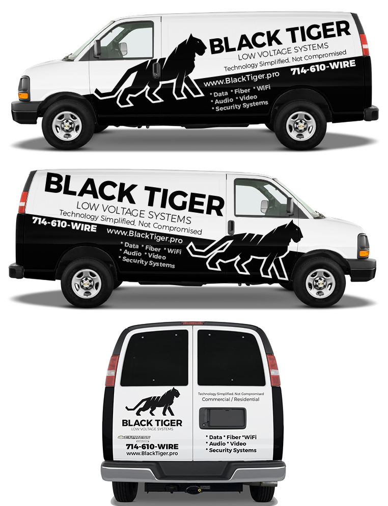 Car Wrap Design by Adi Saos for Black Tiger | Design #17371707