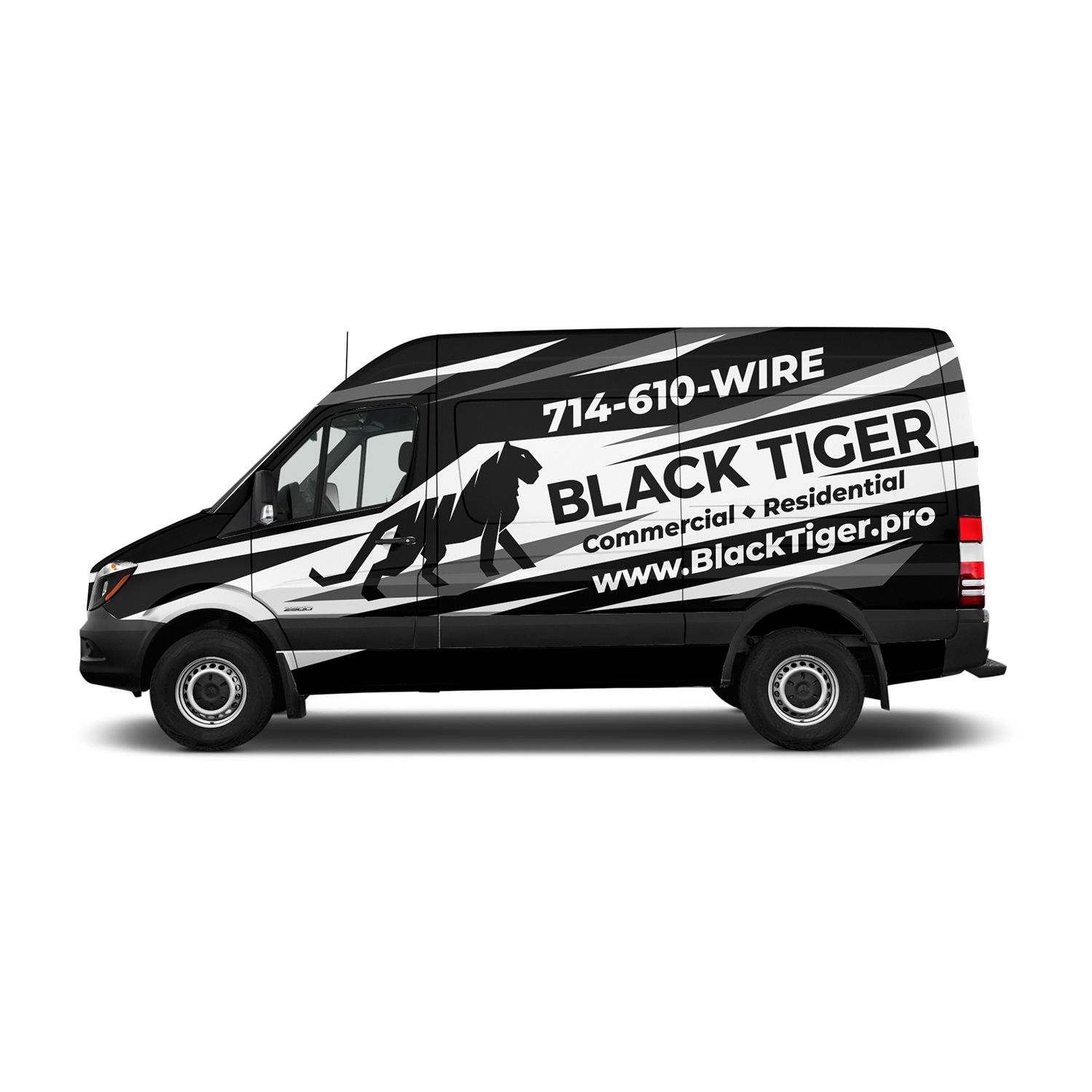 Car Wrap Design by Czeh for Black Tiger | Design #17332380