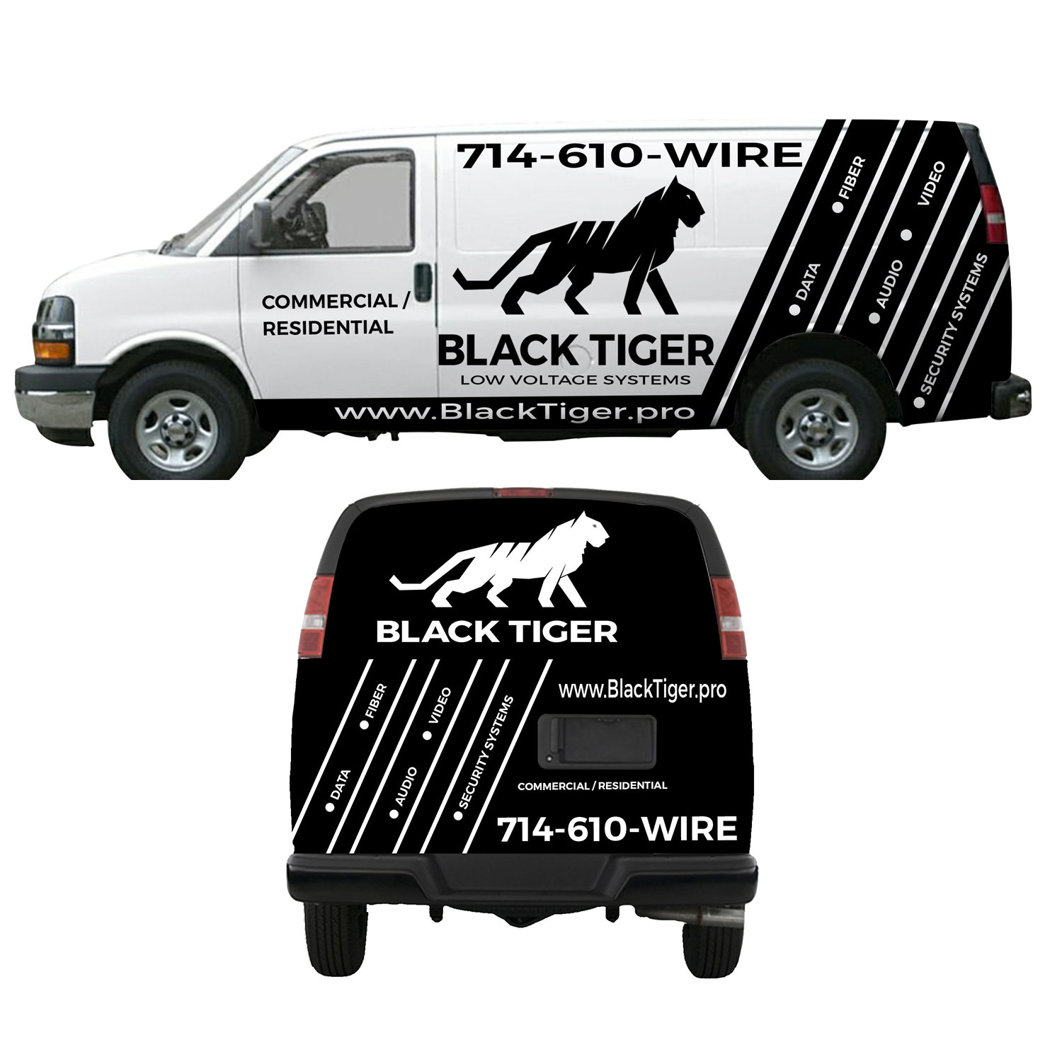 Car Wrap Design by The Faisal for Black Tiger | Design #17343905