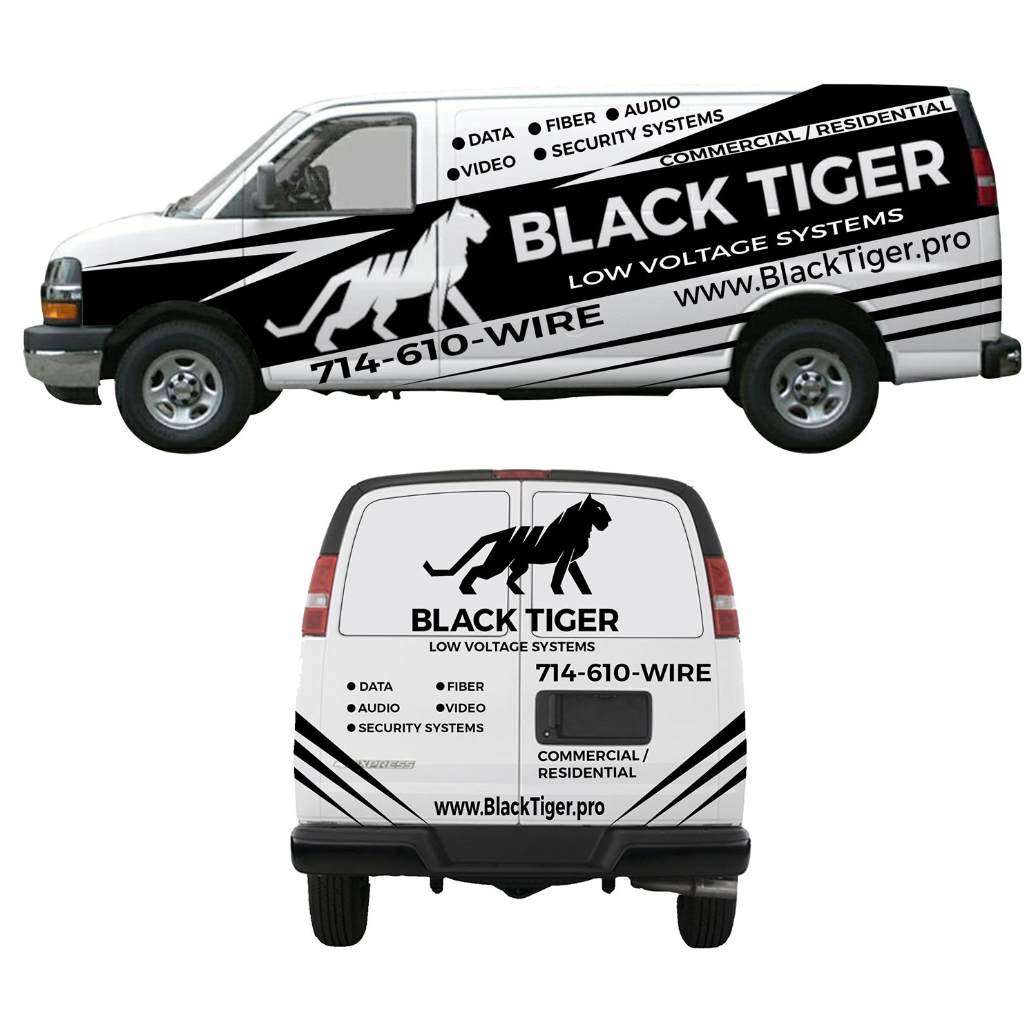 Car Wrap Design by The Faisal for Black Tiger | Design #17360804