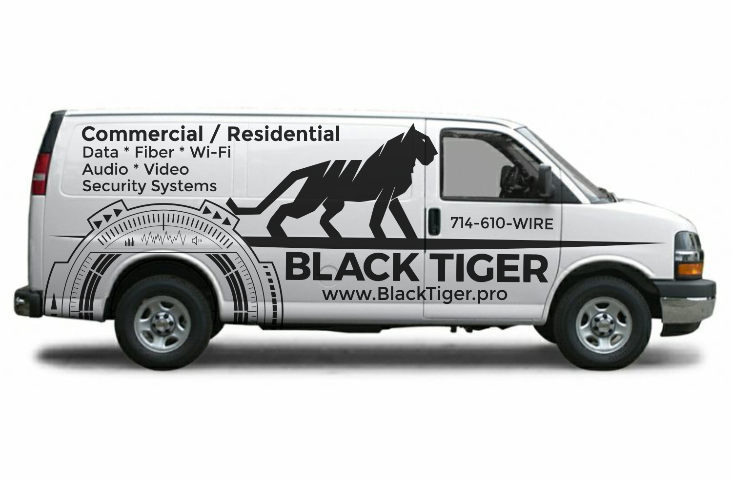 Car Wrap Design by Maestroto for Black Tiger | Design #17360427