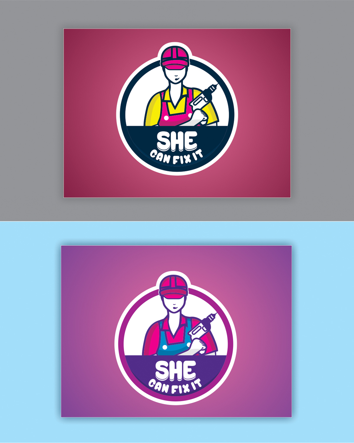 Logo Design by Stella Essien for she can fix it | Design #17348763