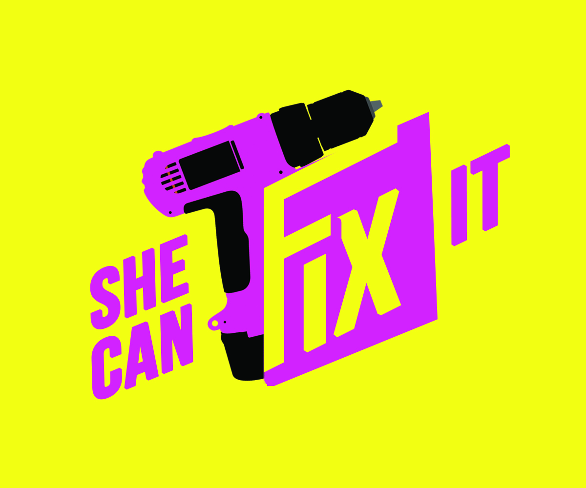 Logo Design by TheAMD for she can fix it | Design #17348387