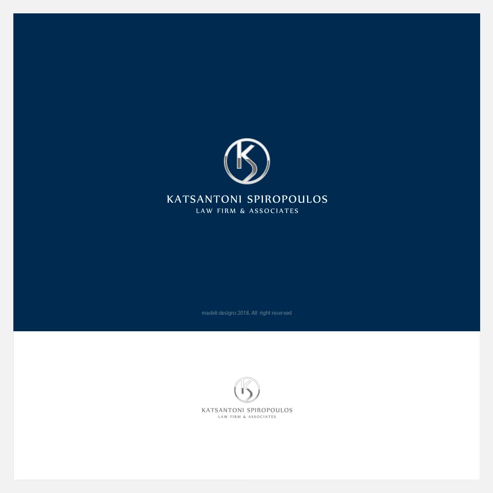 Logo Design by Alex Martin for Katsantonis - Spiropoulos Law Firm | Design #17329093