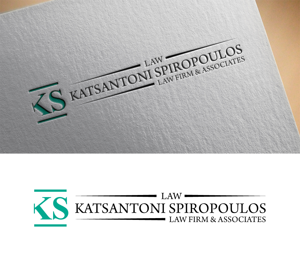 Logo Design by Aqeel Momin for Katsantonis - Spiropoulos Law Firm | Design #17405156