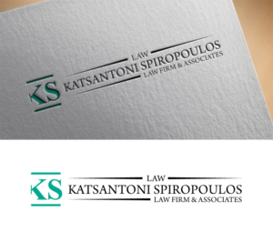 Logo Design by Aqeel Momin for Katsantonis - Spiropoulos Law Firm | Design: #17405156